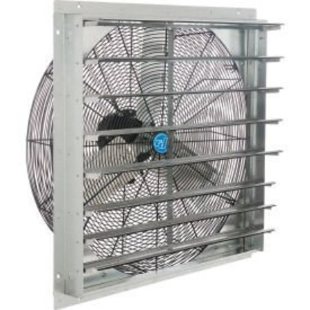 CONTINENTAL DYNAMICS Continental Dynamics&reg; 30" Single Speed Direct Drive Exhaust Fan With Shutter, 1/4 HP 294498